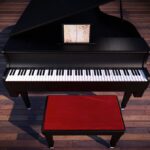 piano, wing, music, instrument, piano keys, keyboard instrument, piano keyboard, piano stool, 3d, rendering, piano, piano, piano, piano, piano